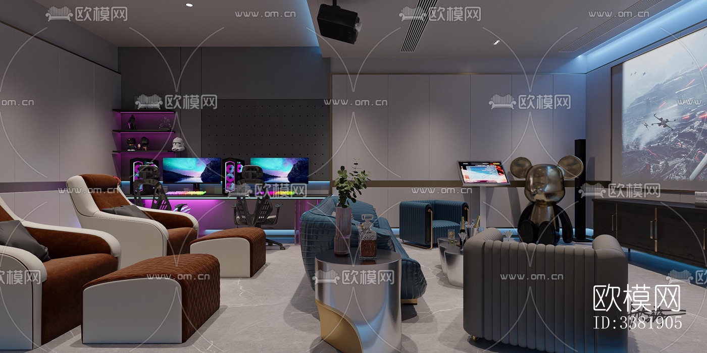 现代别墅效果图下载（渲染图5）