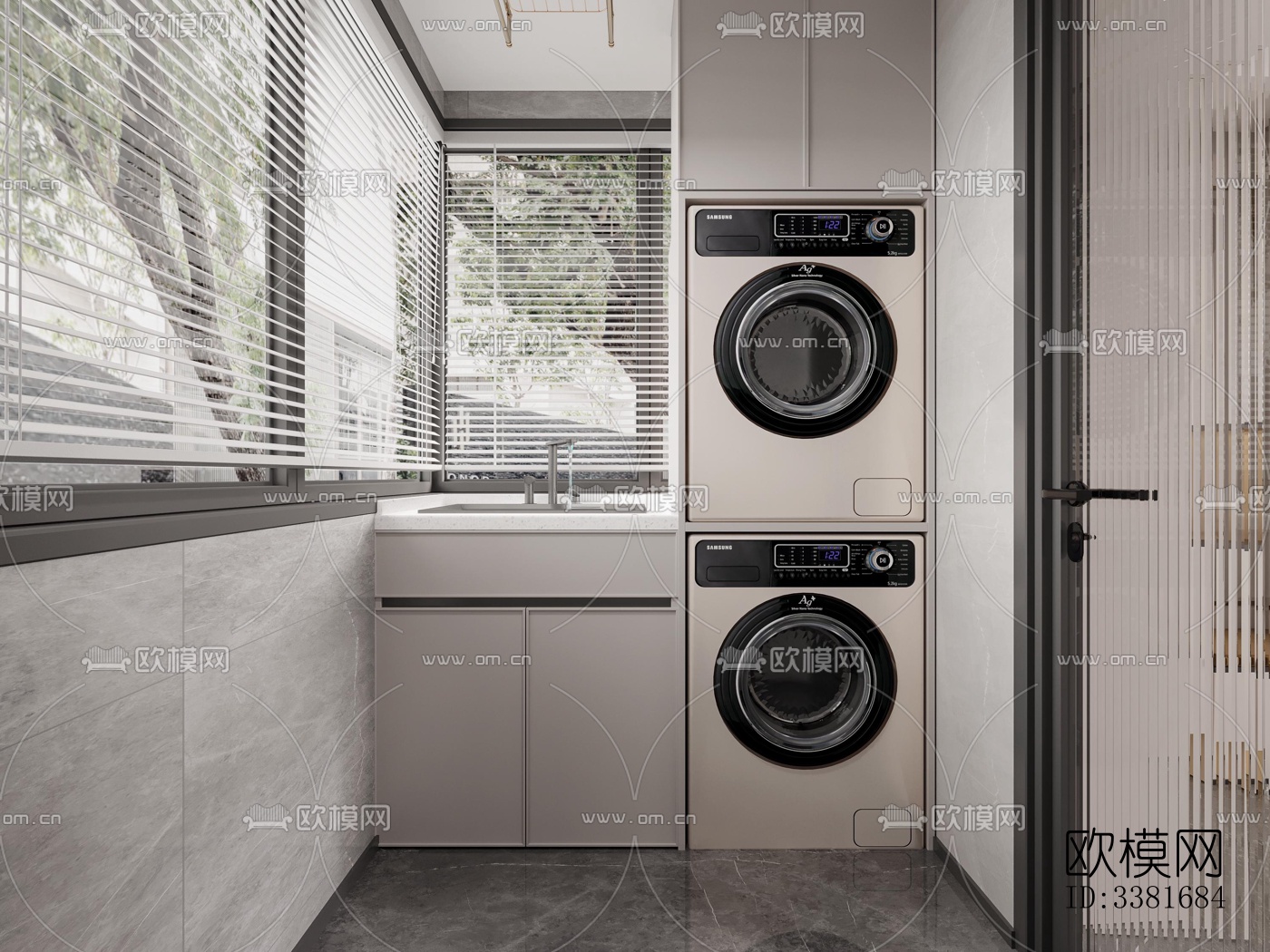 现代别墅效果图下载（渲染图7）