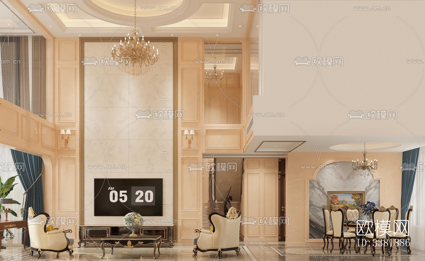 现代别墅效果图下载（渲染图6）