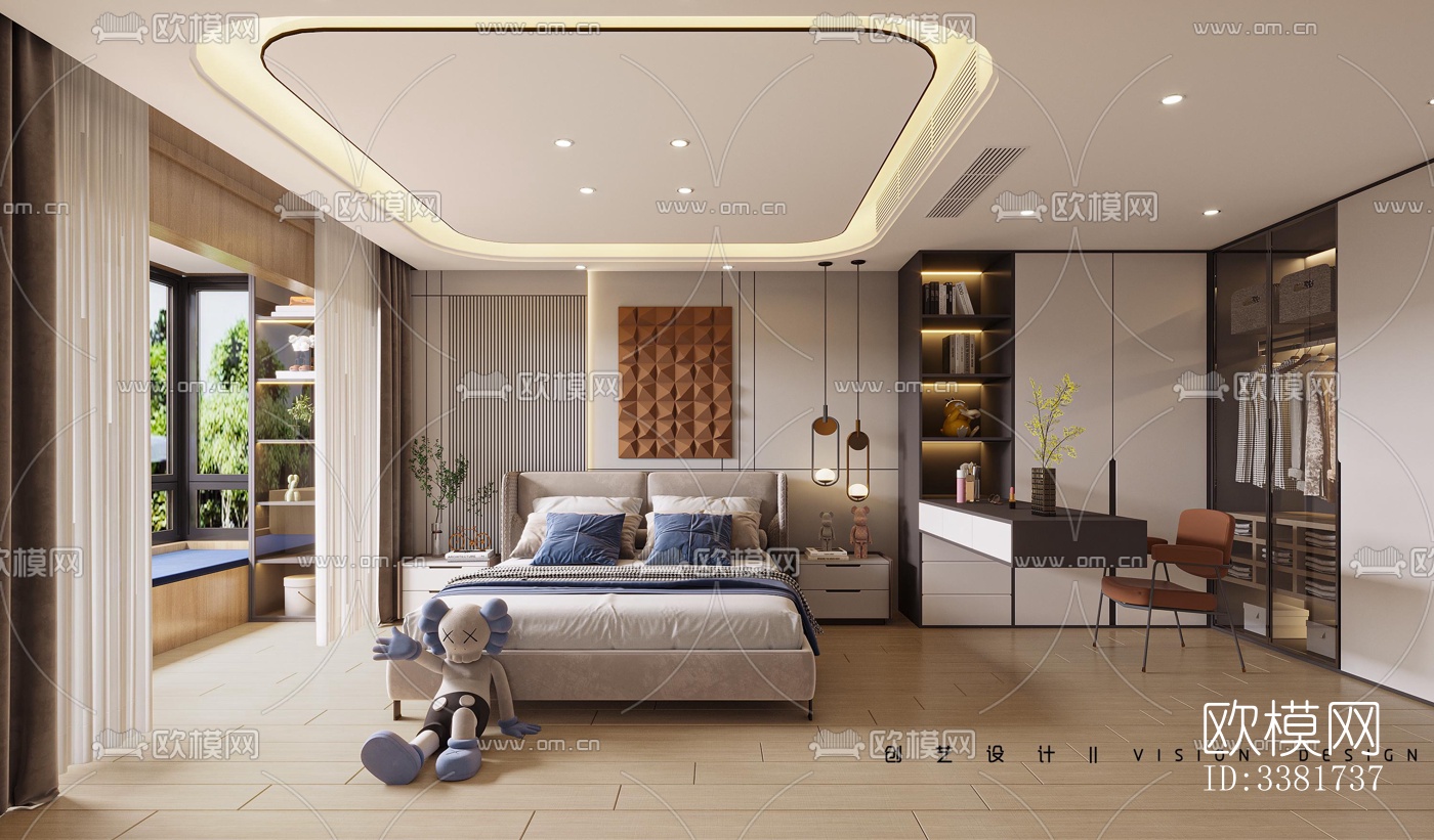 现代别墅效果图下载（渲染图7）