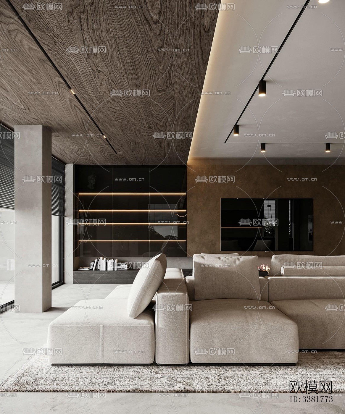 现代别墅效果图下载（渲染图2）