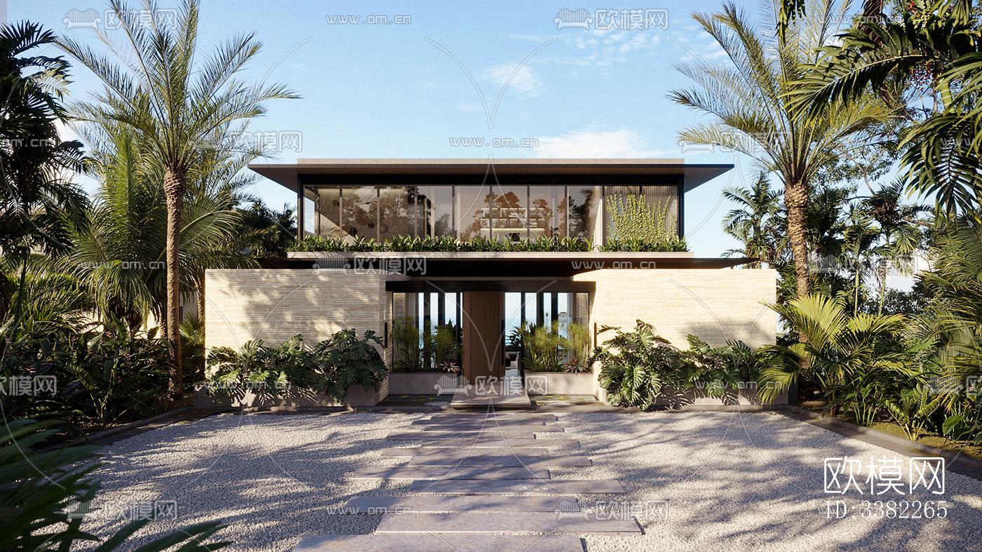 现代别墅效果图下载（渲染图13）