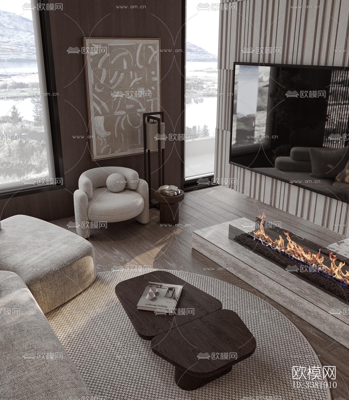 现代别墅效果图下载（渲染图6）