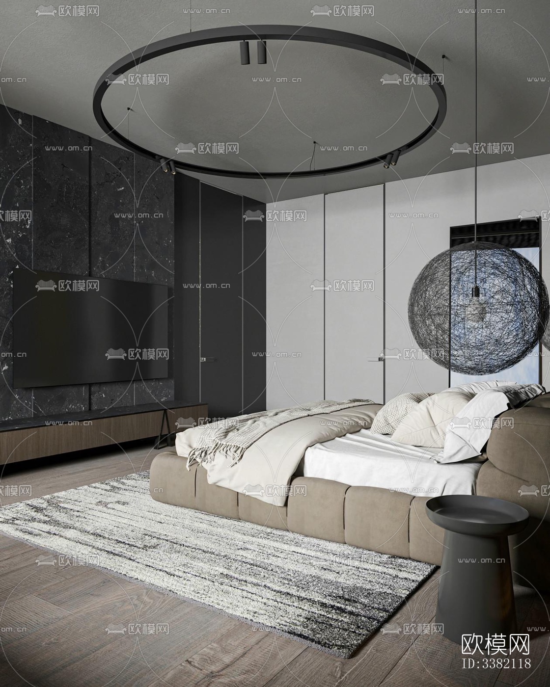 现代别墅效果图下载（渲染图5）