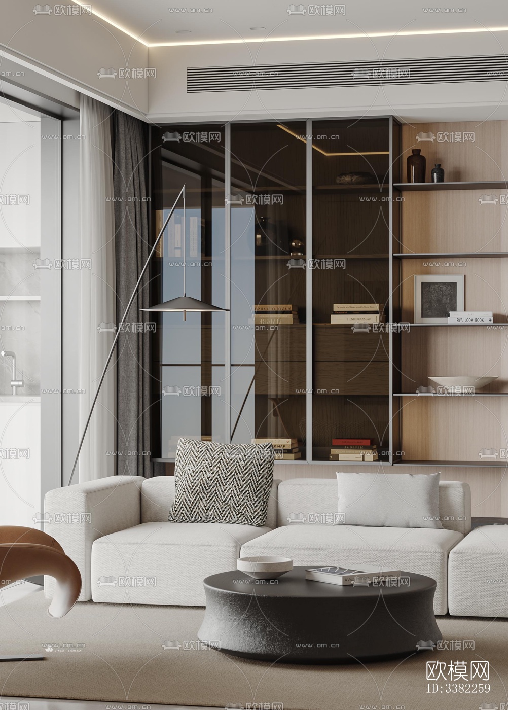 现代别墅效果图下载（渲染图9）