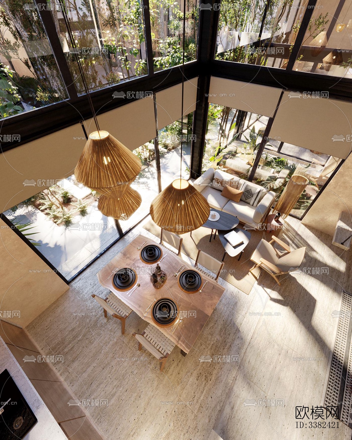 现代别墅效果图下载（渲染图4）