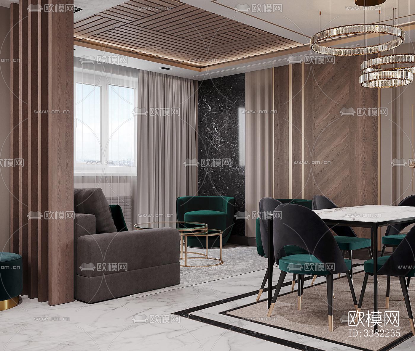 现代别墅效果图下载（渲染图8）