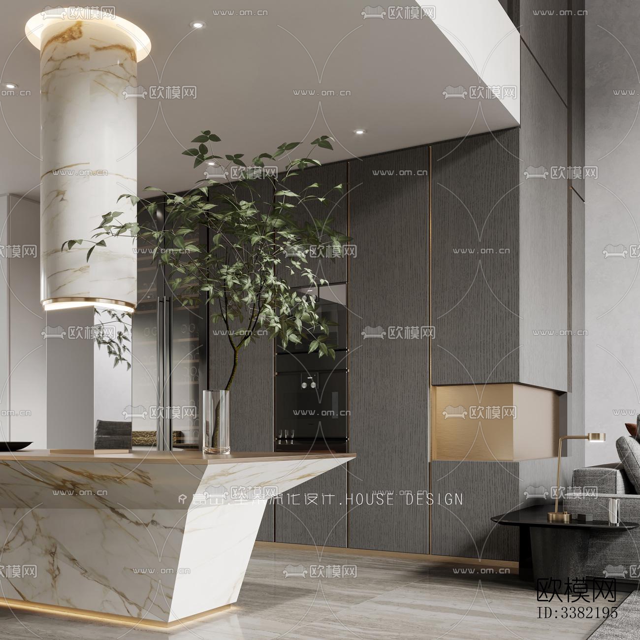 现代别墅效果图下载（渲染图5）