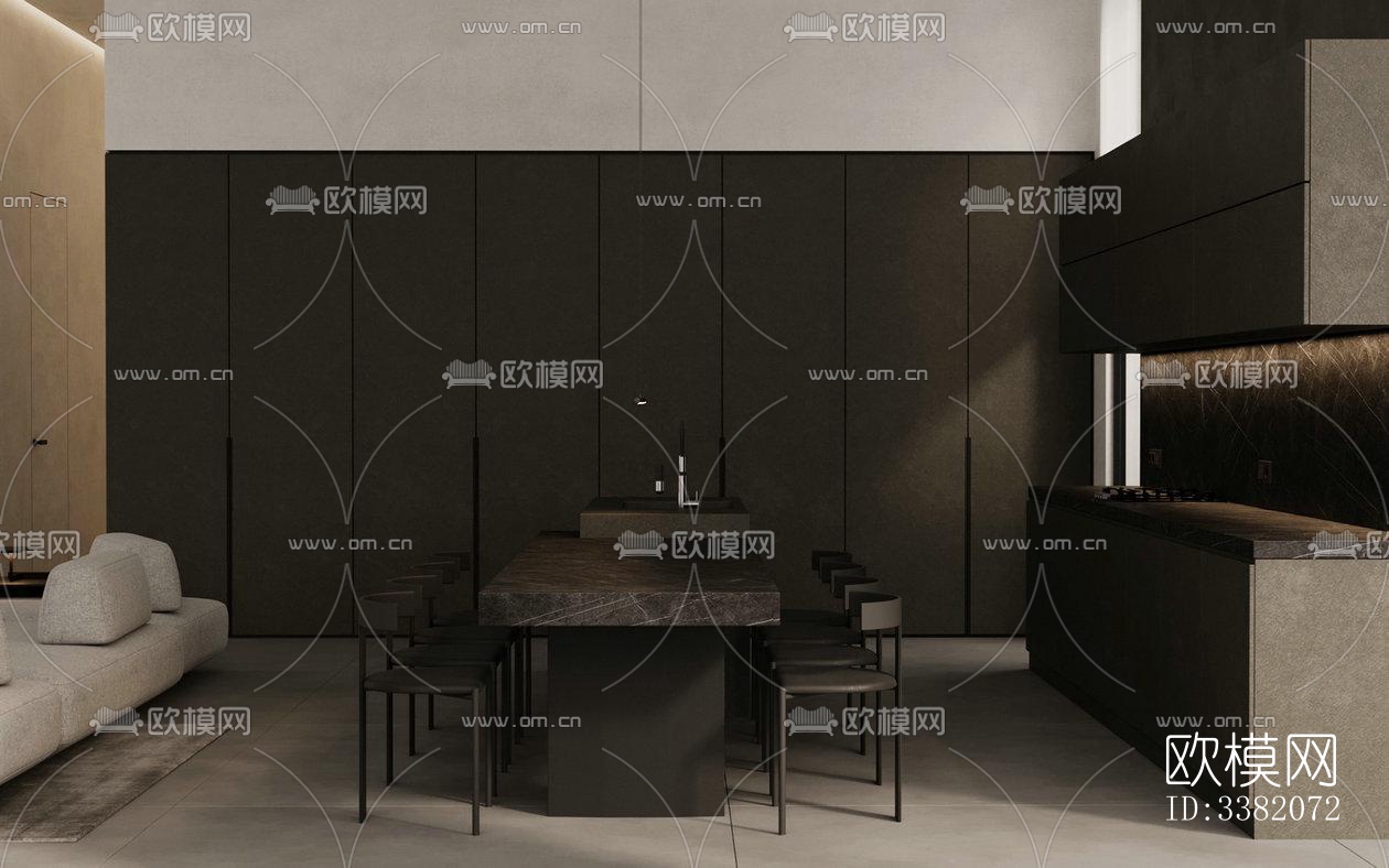 现代别墅效果图下载（渲染图6）