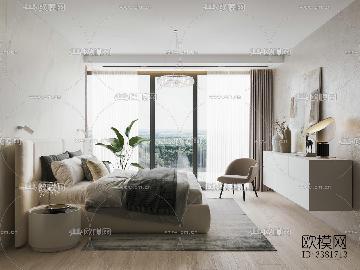 现代别墅效果图下载（渲染图3）