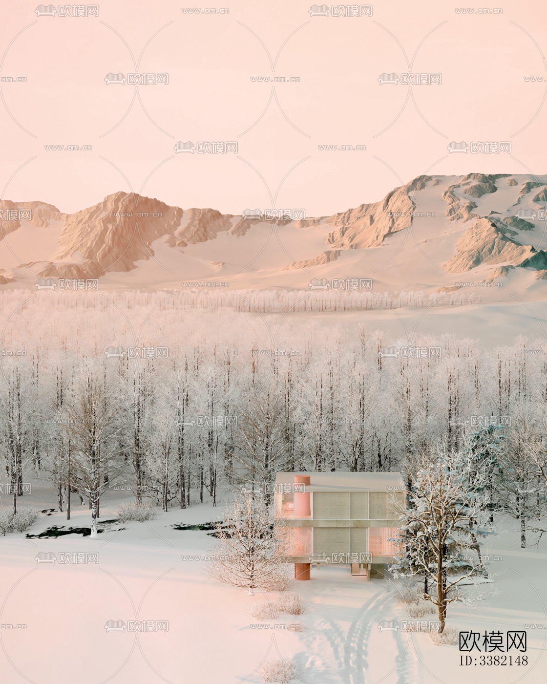 现代别墅效果图下载（渲染图7）