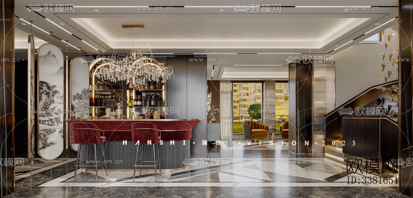 现代别墅效果图下载（渲染图4）