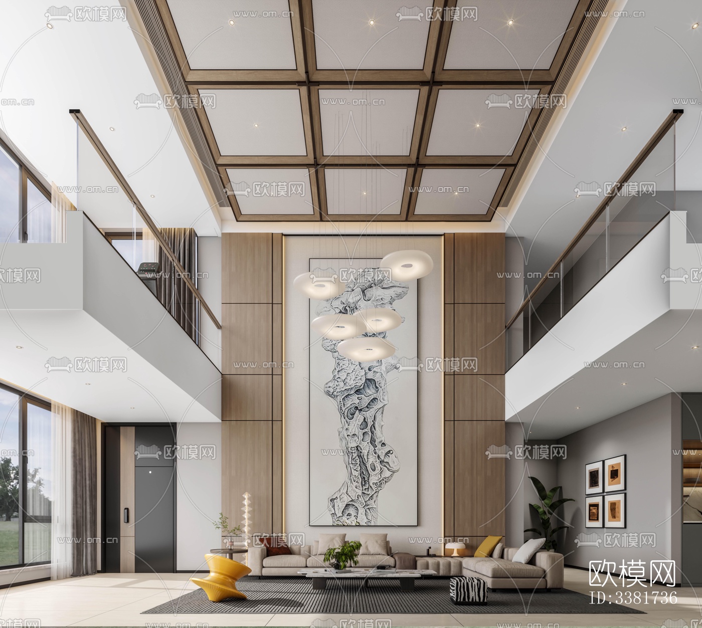 现代别墅效果图下载（渲染图9）