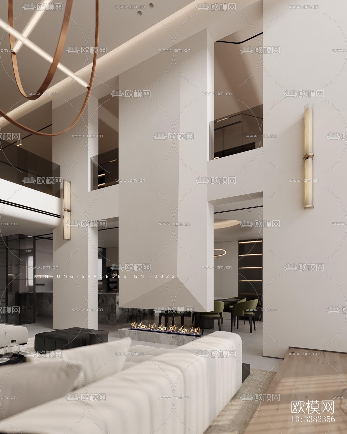 现代别墅效果图下载（渲染图12）