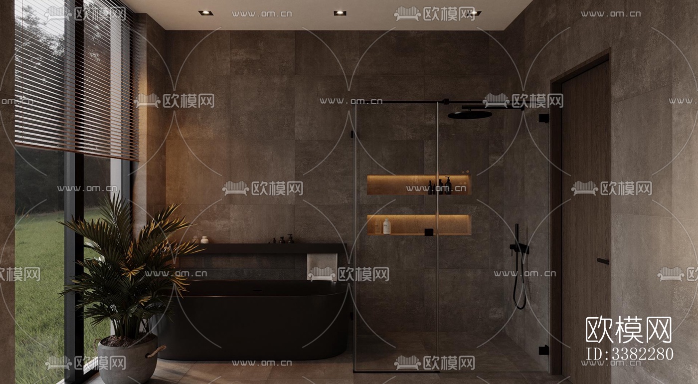 现代别墅效果图下载（渲染图11）