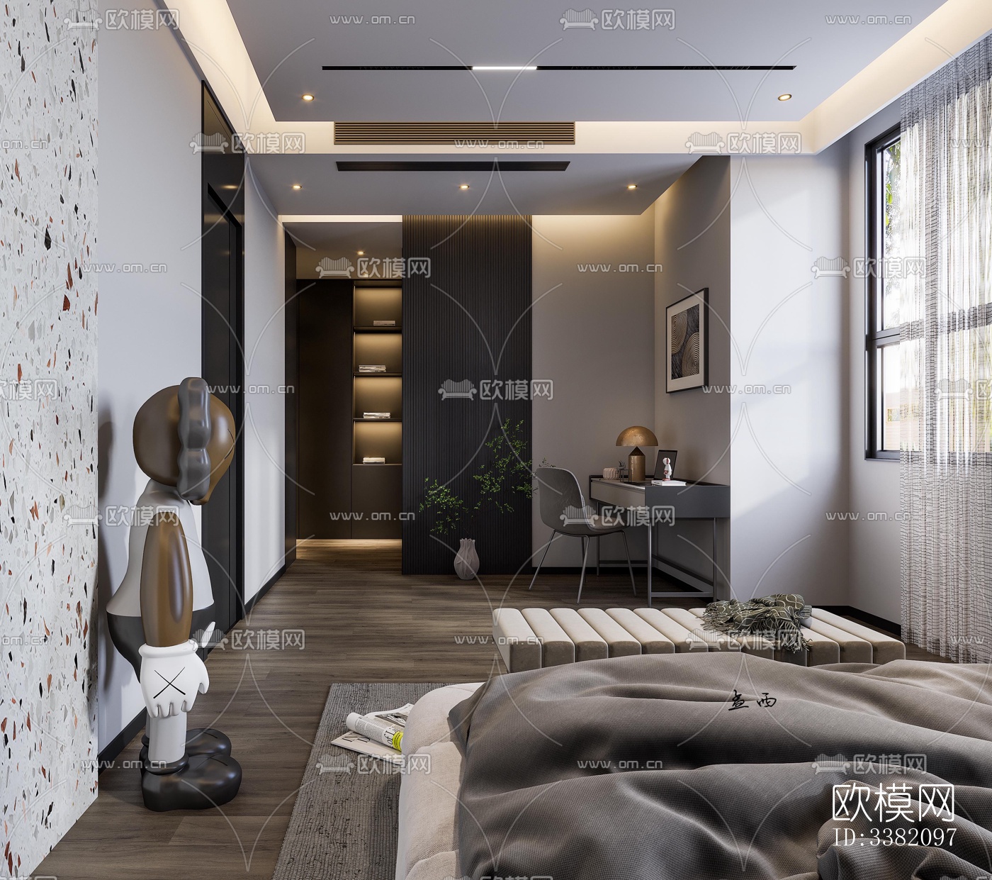 现代别墅效果图下载（渲染图3）