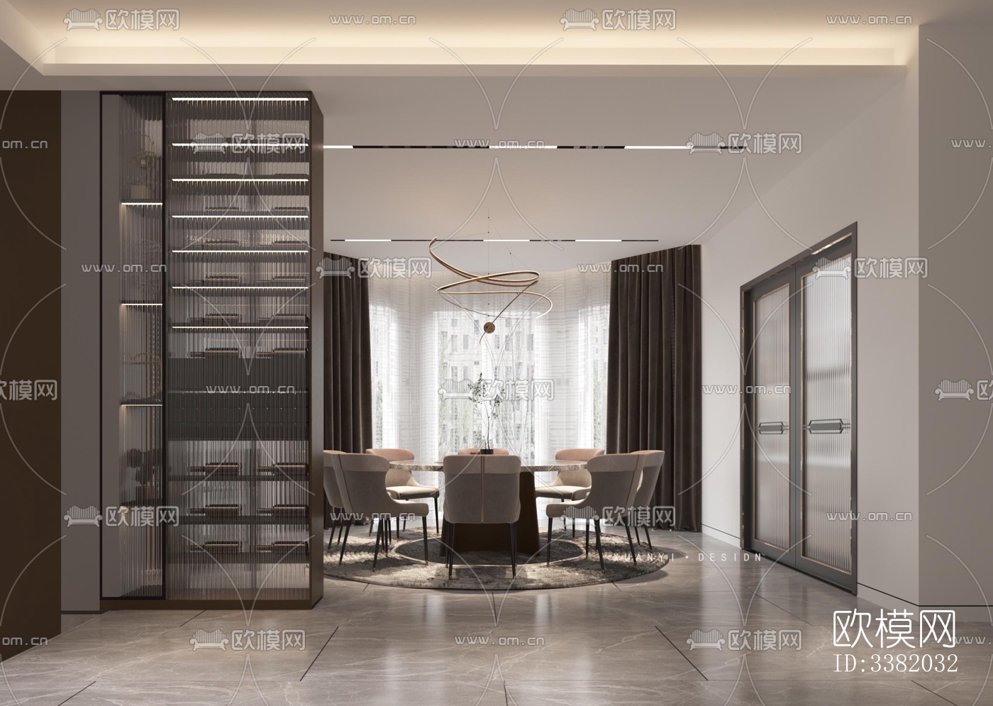 现代别墅效果图下载（渲染图4）