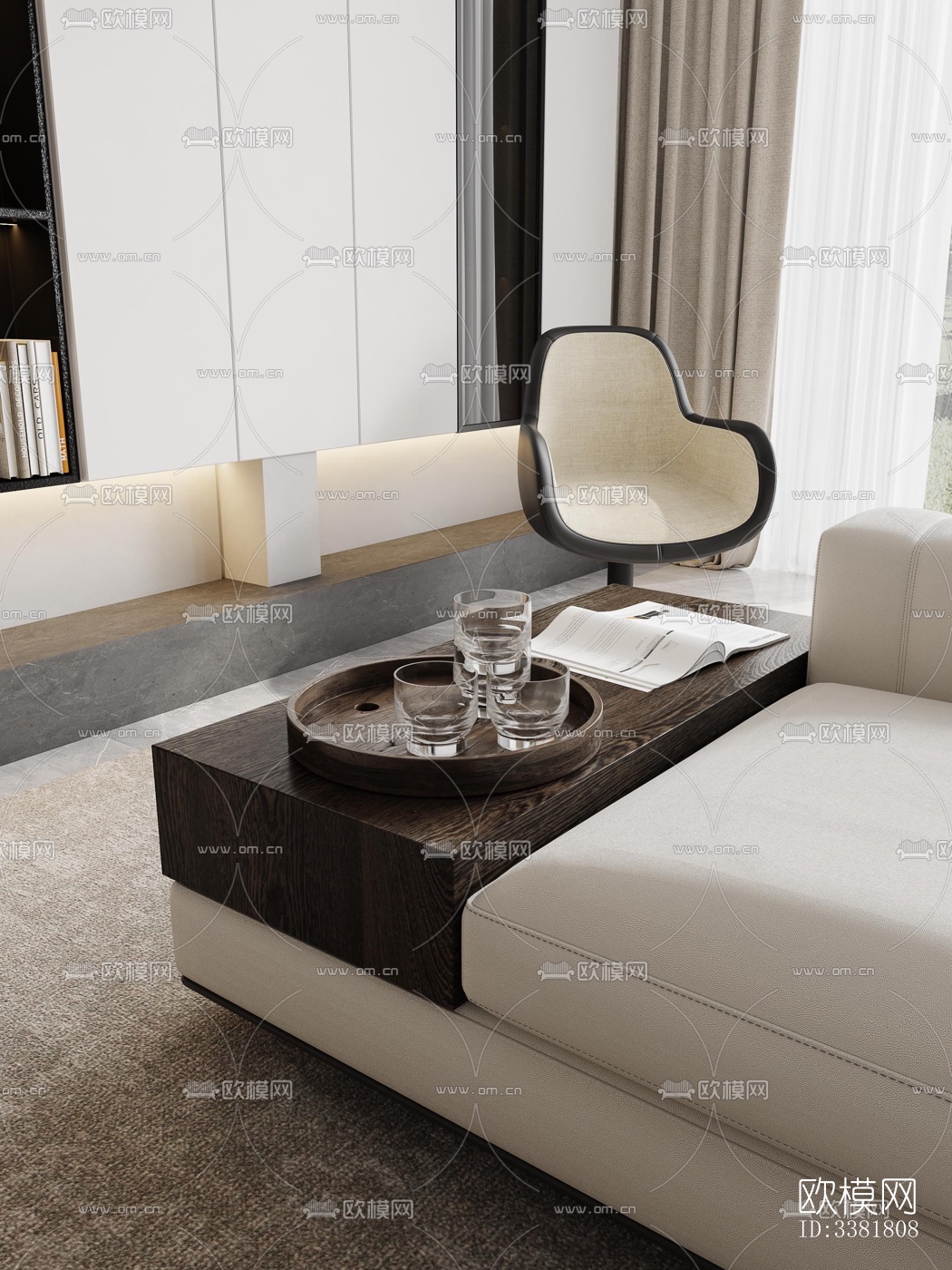 现代别墅效果图下载（渲染图10）