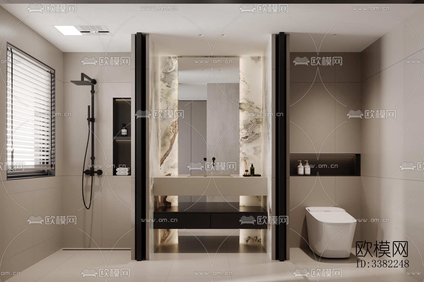 现代别墅效果图下载（渲染图5）