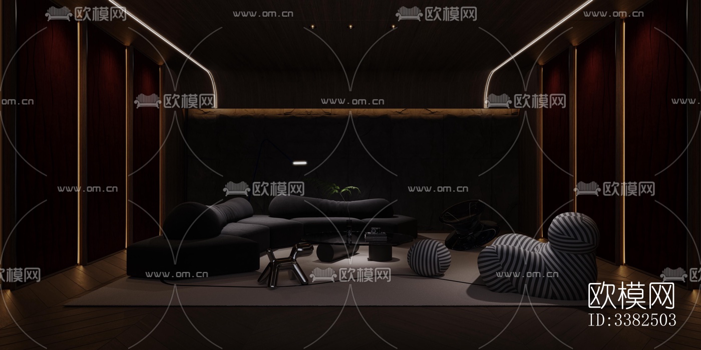 现代别墅效果图下载（渲染图2）