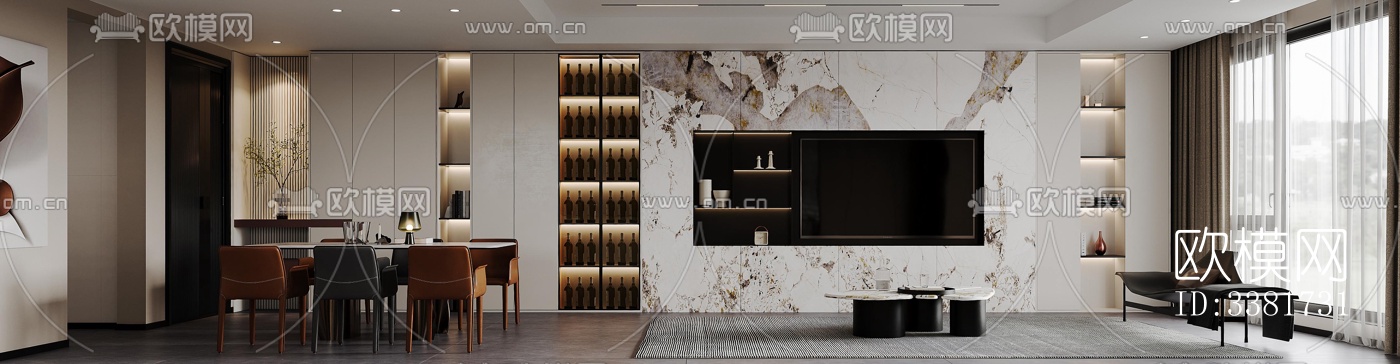 现代别墅效果图下载（渲染图7）