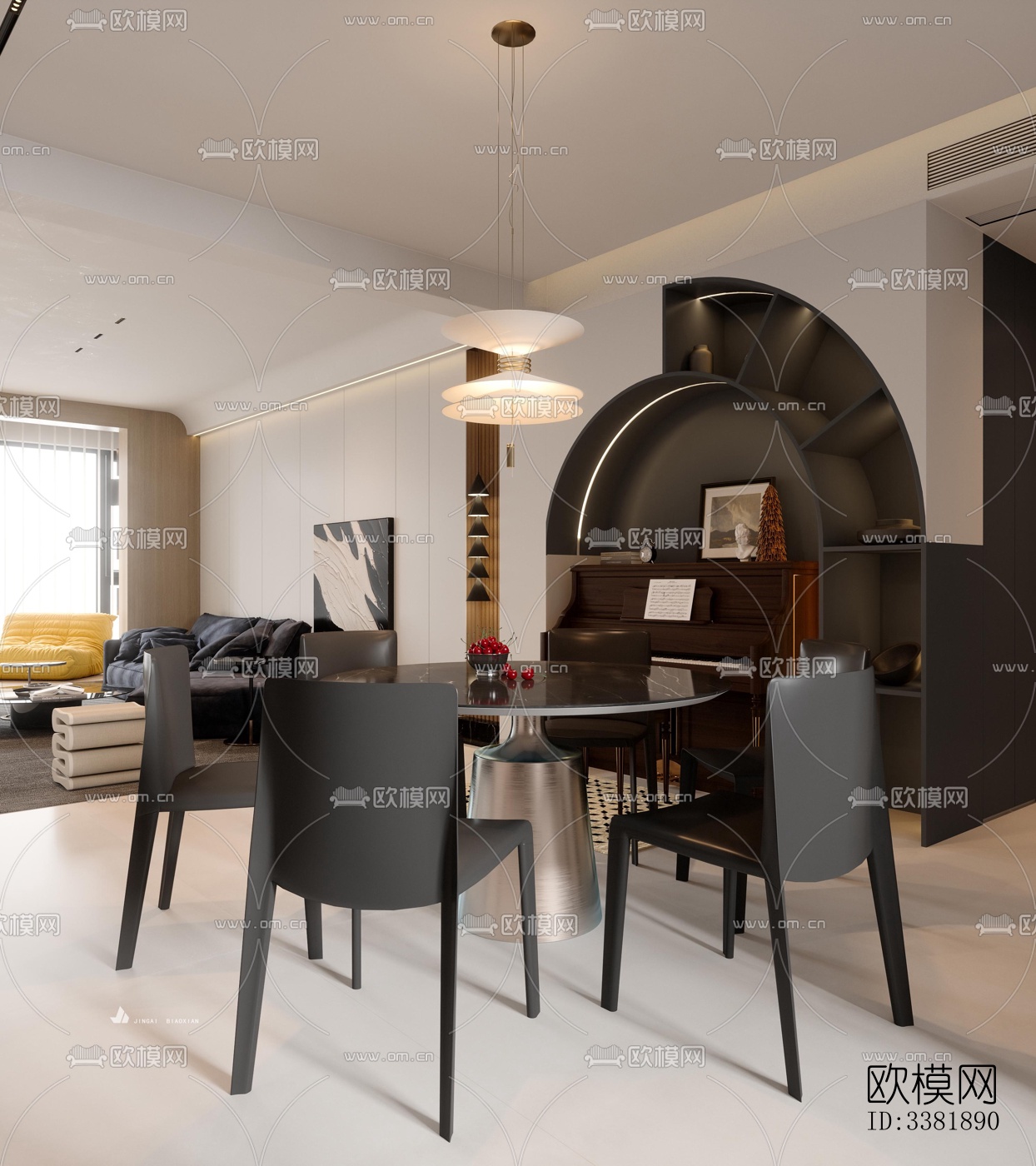 现代别墅效果图下载（渲染图8）