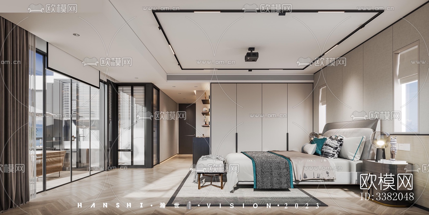 现代别墅效果图下载（渲染图6）