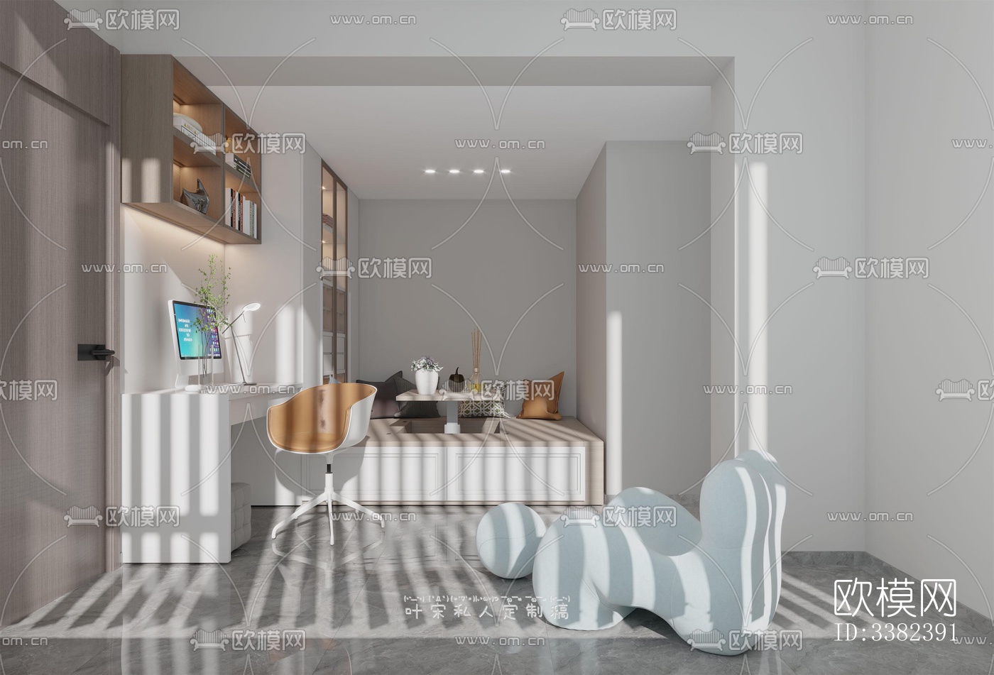 现代别墅效果图下载（渲染图8）