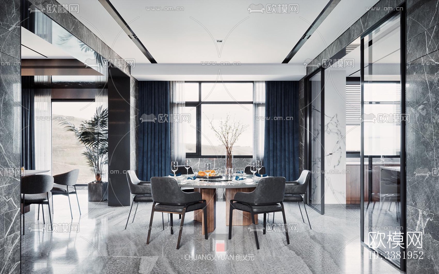 现代别墅效果图下载（渲染图10）