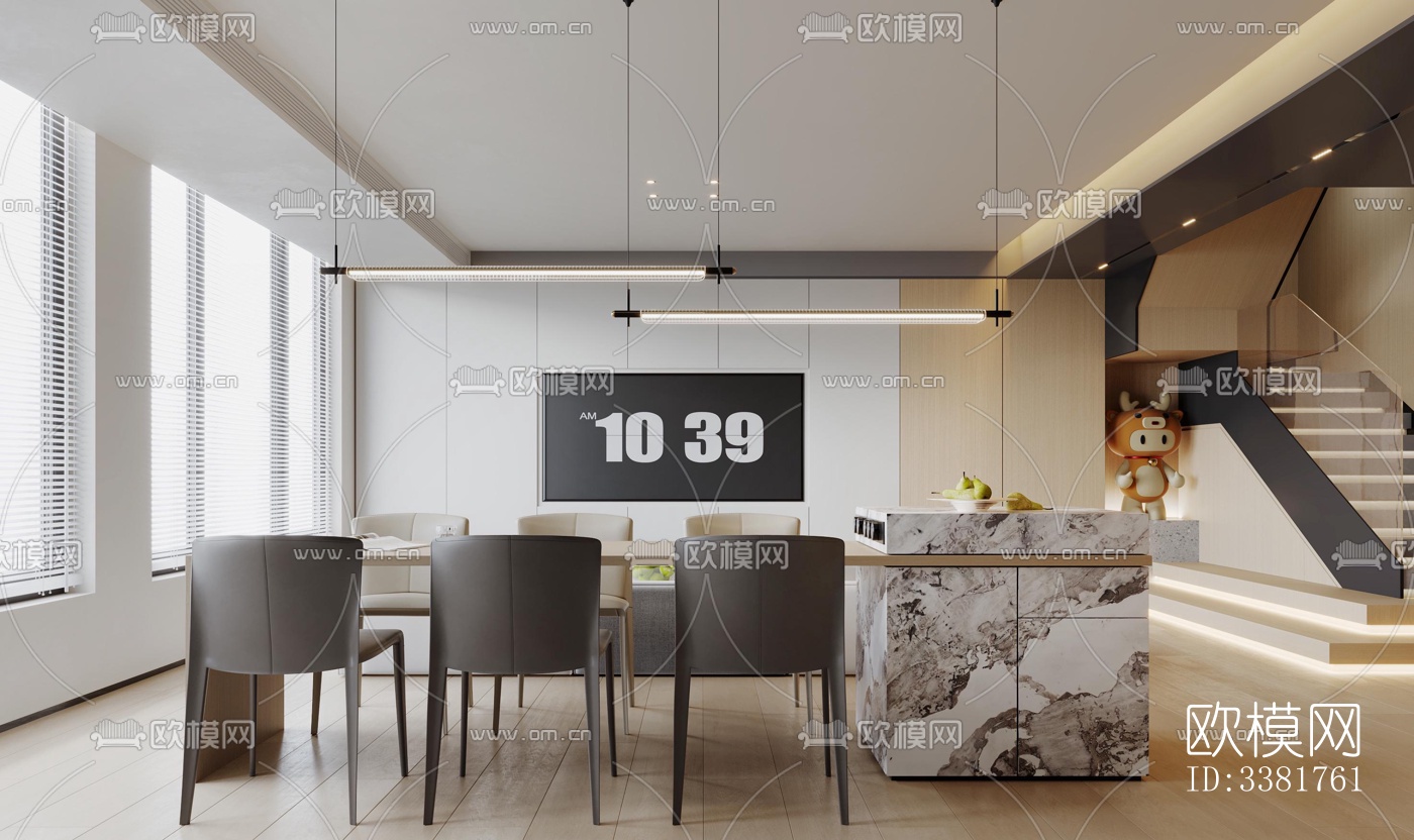 现代别墅效果图下载（渲染图10）