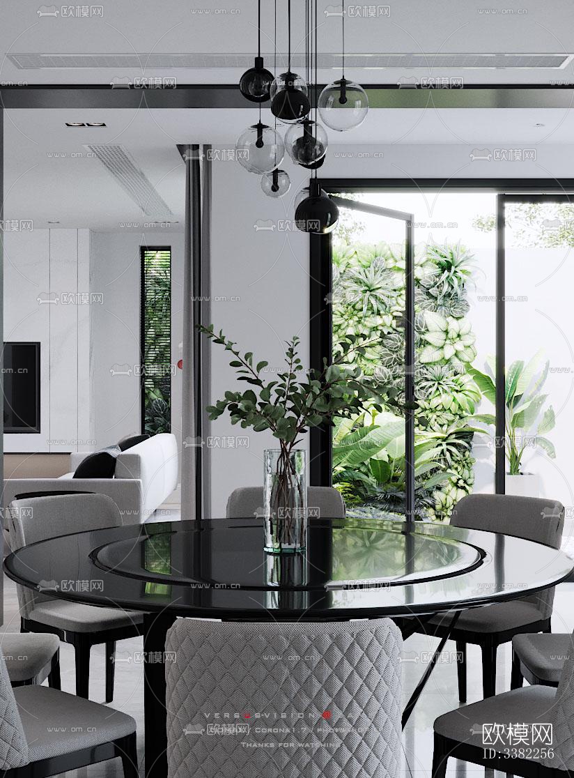 现代别墅效果图下载（渲染图4）