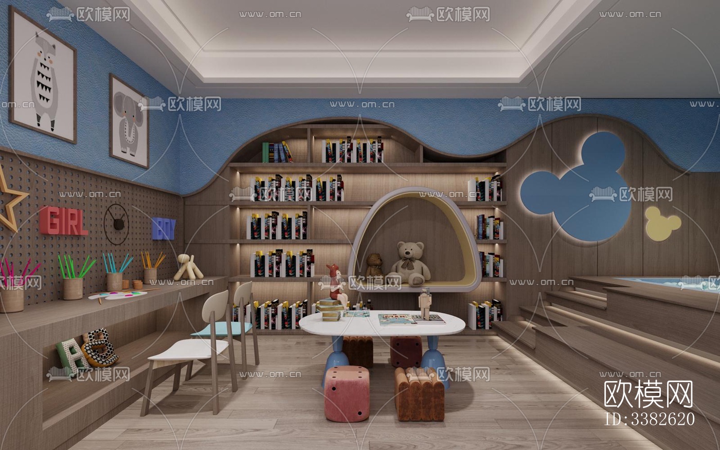 现代别墅效果图下载（渲染图7）