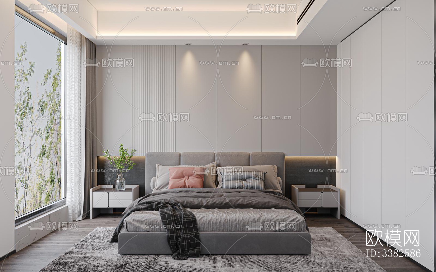 现代别墅效果图下载（渲染图1）