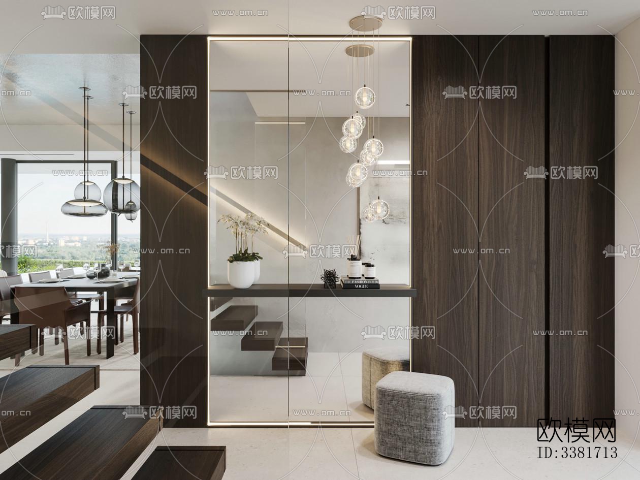 现代别墅效果图下载（渲染图2）