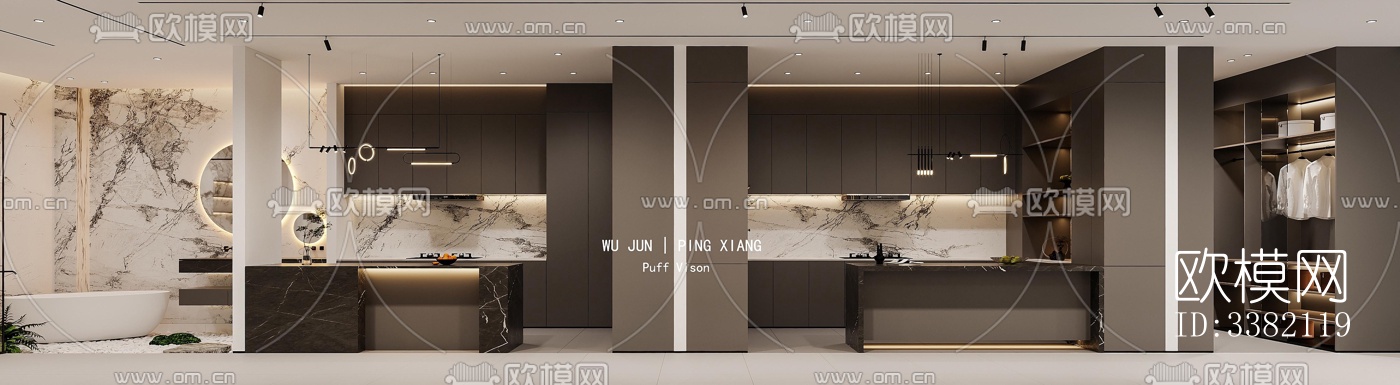 现代别墅效果图下载（渲染图2）