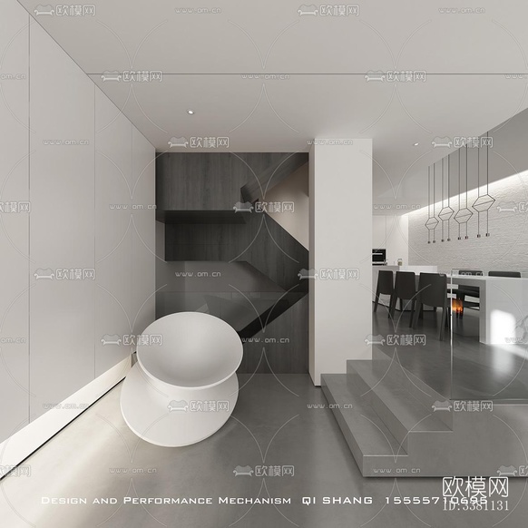 現(xiàn)代別墅效果圖下載(渲染圖5)