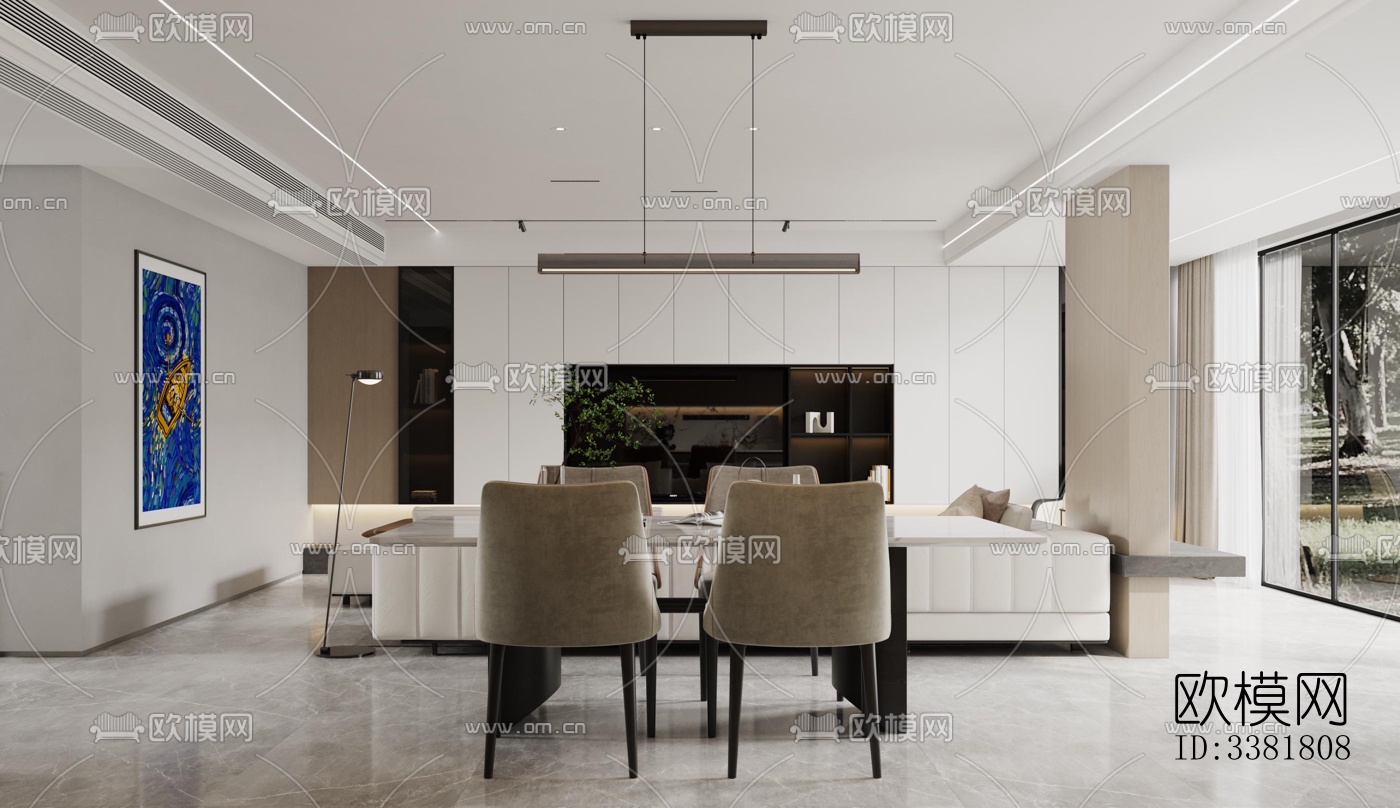 现代别墅效果图下载（渲染图13）