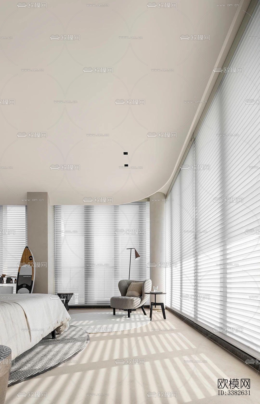 现代别墅效果图下载（渲染图14）