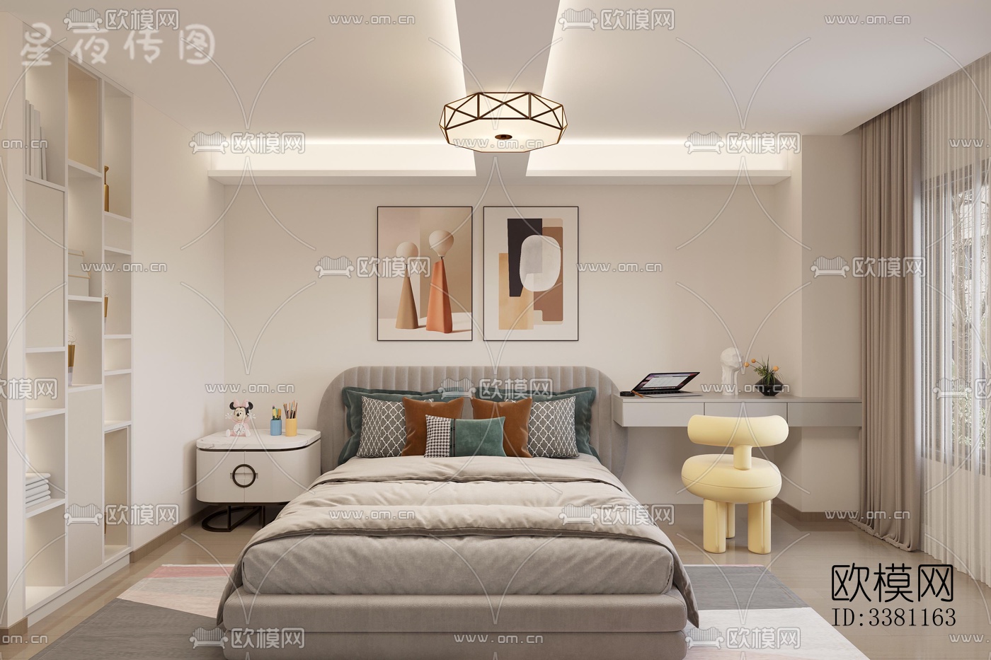 现代别墅效果图下载（渲染图6）