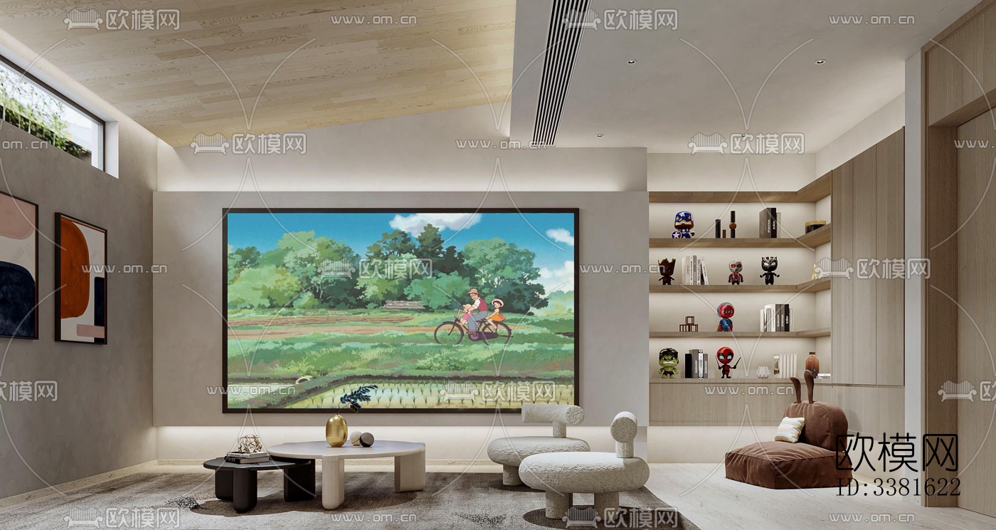 现代别墅效果图下载（渲染图3）