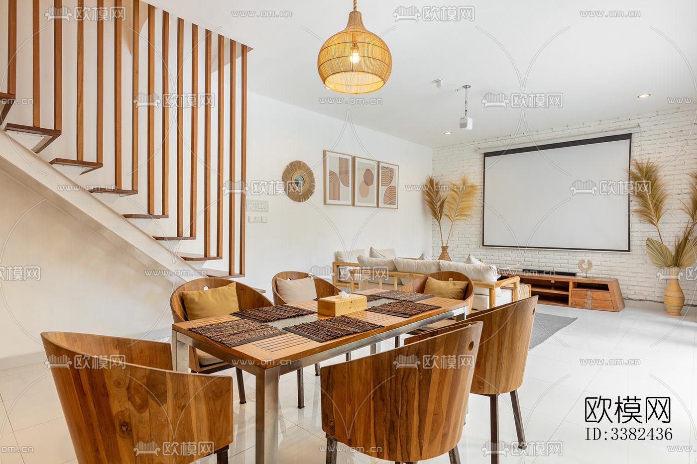 现代别墅效果图下载（渲染图8）