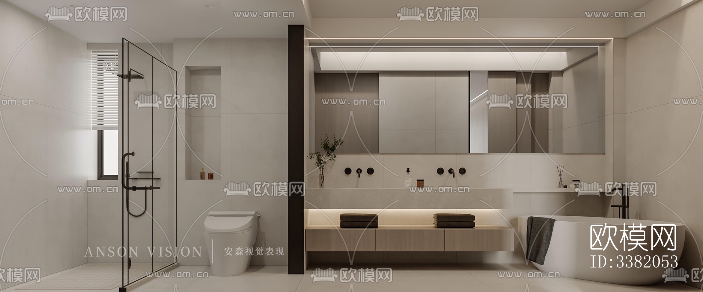 现代别墅效果图下载（渲染图4）