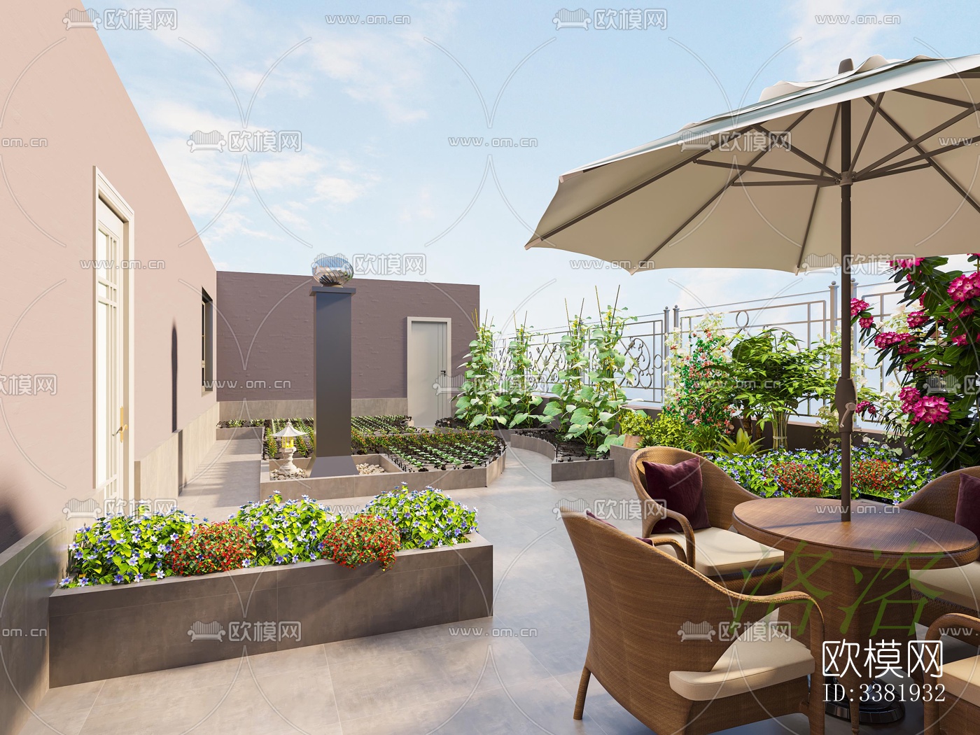 现代别墅效果图下载（渲染图4）