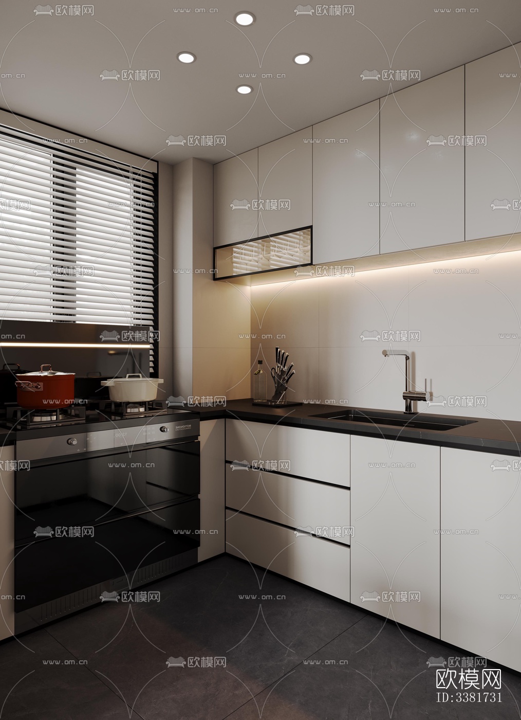 现代别墅效果图下载（渲染图6）