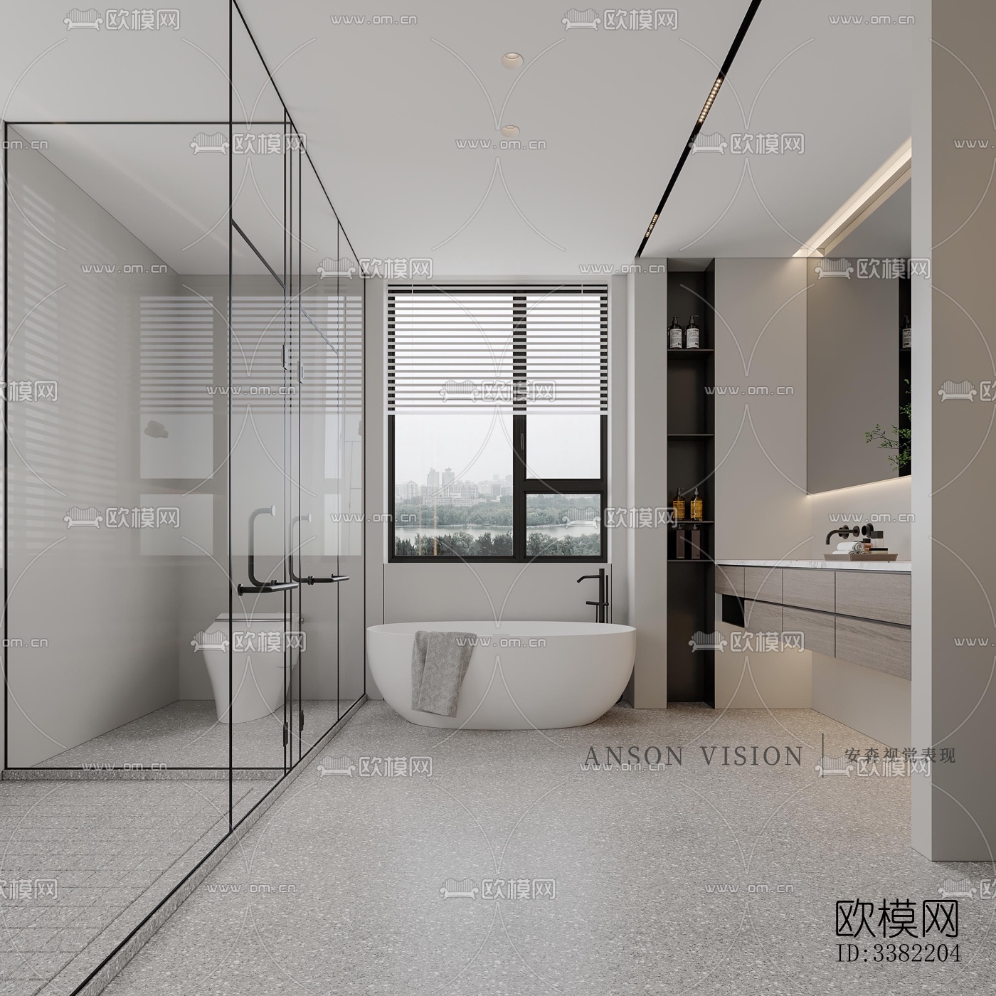 现代别墅效果图下载（渲染图9）