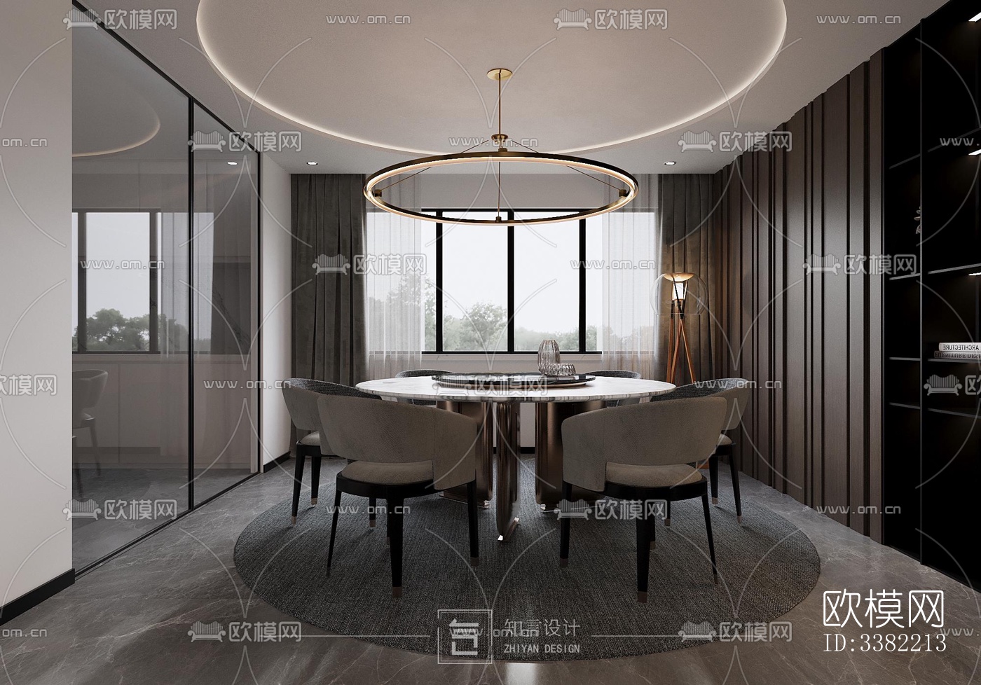 现代别墅效果图下载（渲染图2）