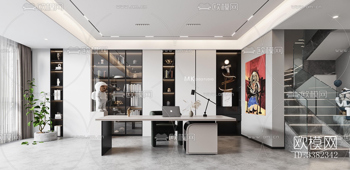 现代别墅效果图下载（渲染图13）