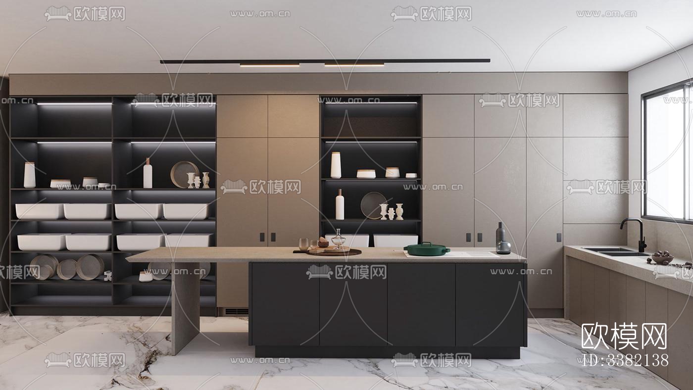 现代别墅效果图下载（渲染图3）