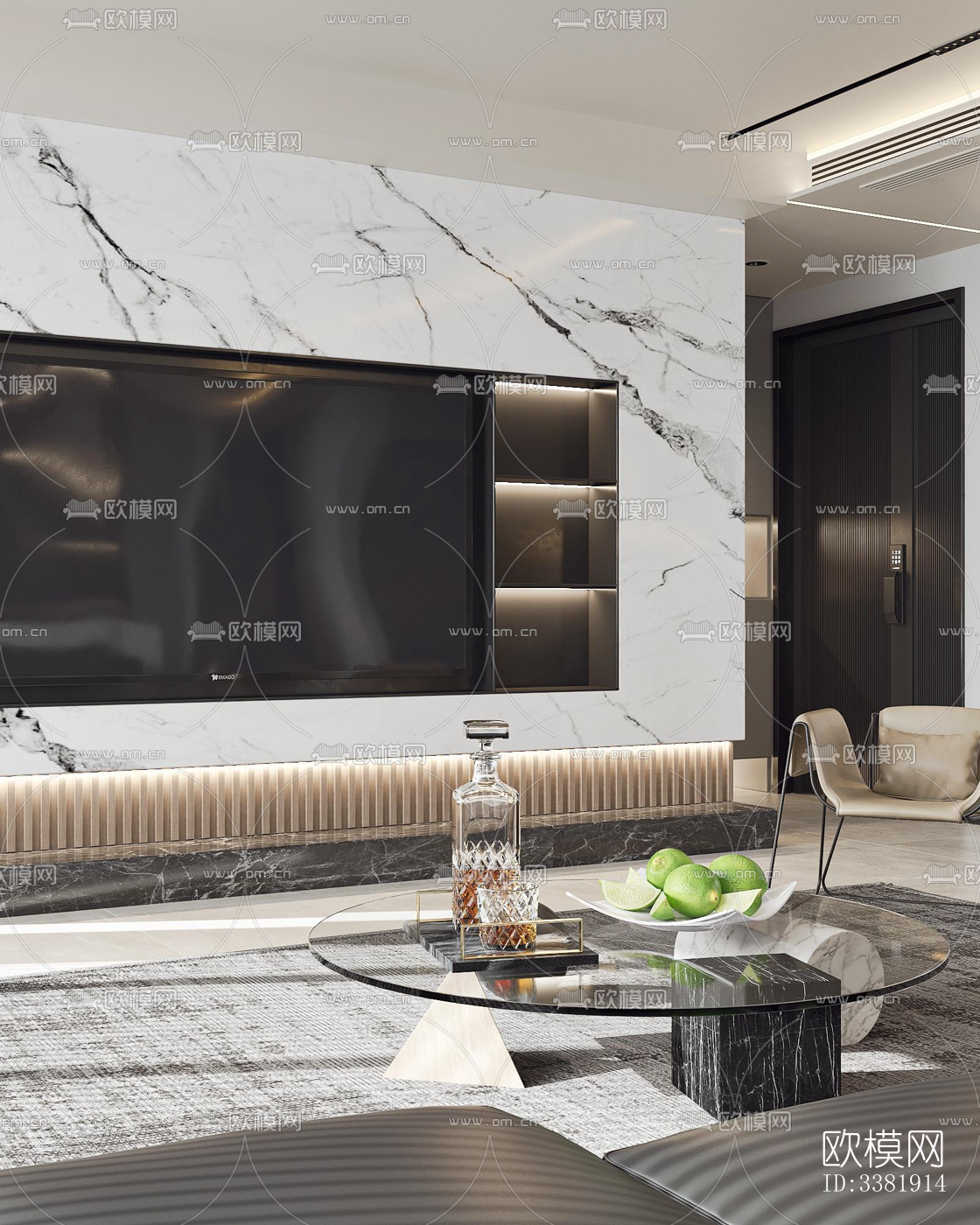 现代别墅效果图下载（渲染图16）