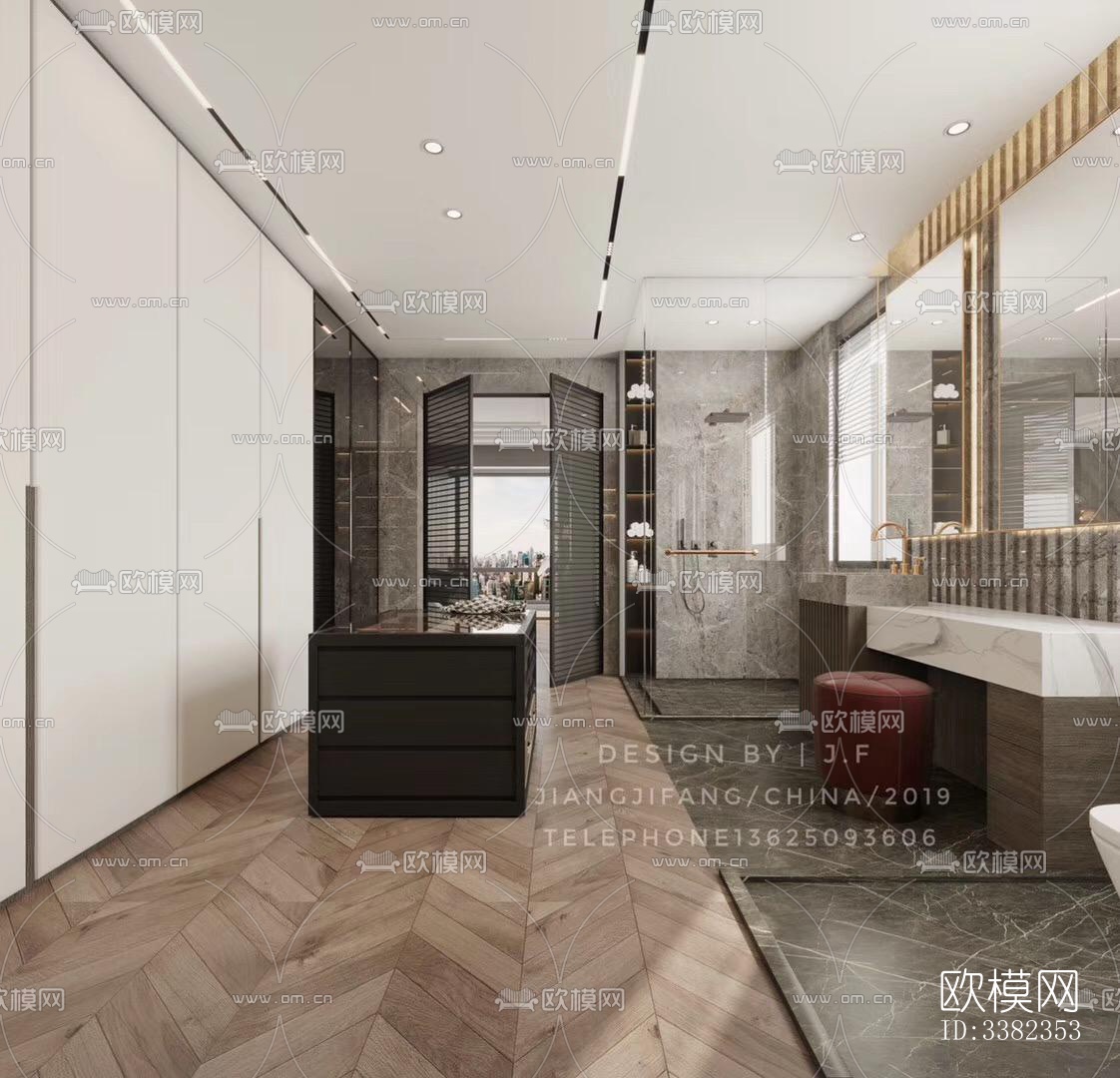 现代别墅效果图下载（渲染图14）